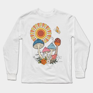 Groovy Mushrooms A Long Sleeve T-Shirt